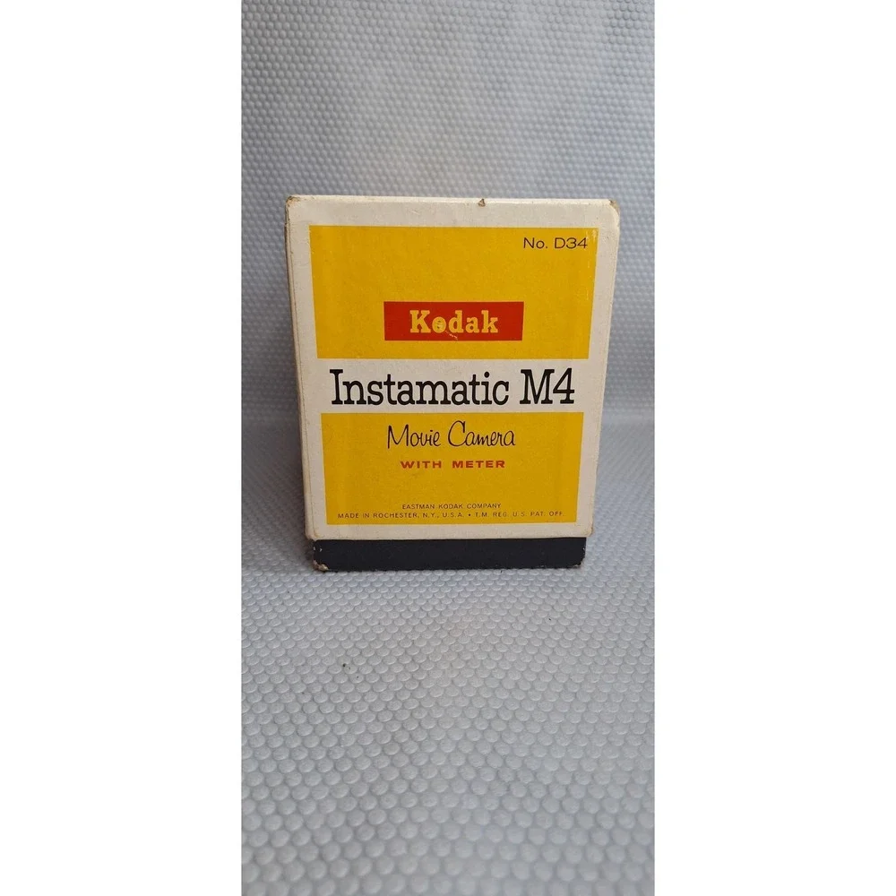 Vintage Kodak Instamatic M4 Movie Camera Great Shape Untested w/Original Box